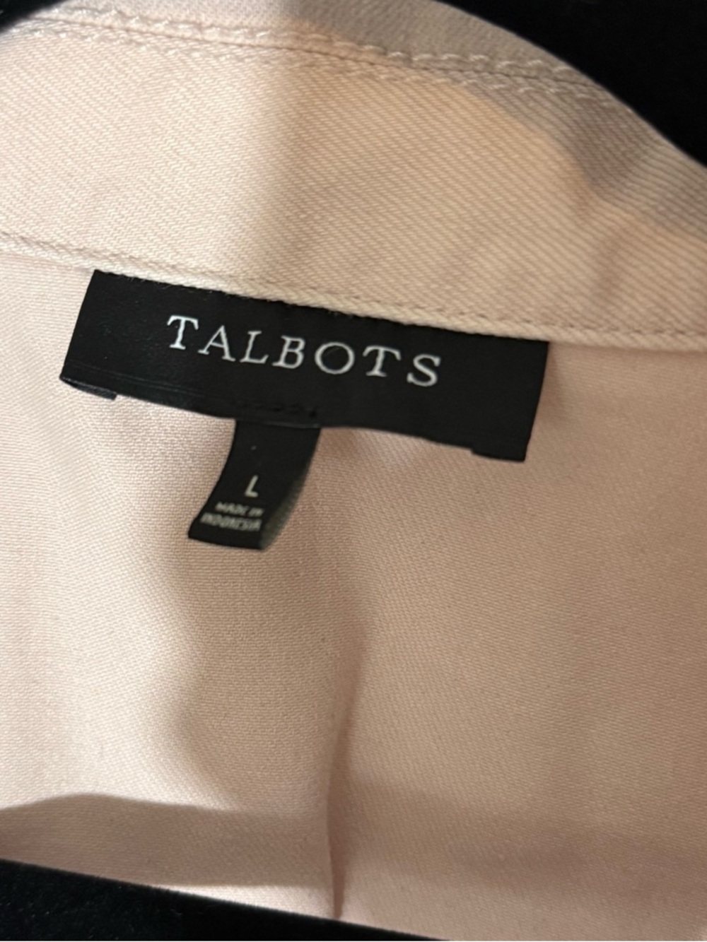 Talbots Light Blush Pink Denim Trucker Jacket - Picture 2 of 3